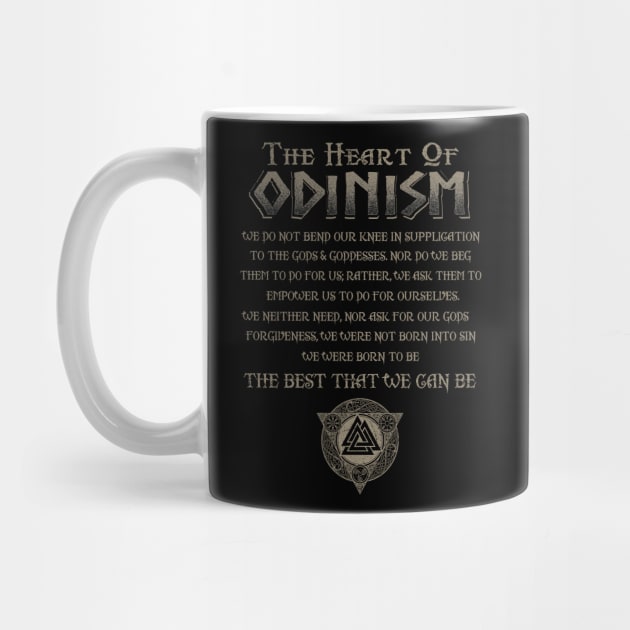 The Heart Of Odinism Norse Mythology God Valkyrie Valhalla Viking Raven Thor Shirt by Windytee